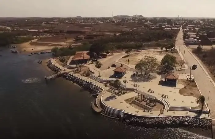 Vista aérea de Chaval, no Ceará