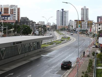 AV. Aguanambi em Fortaleza durante lockdown de 2021