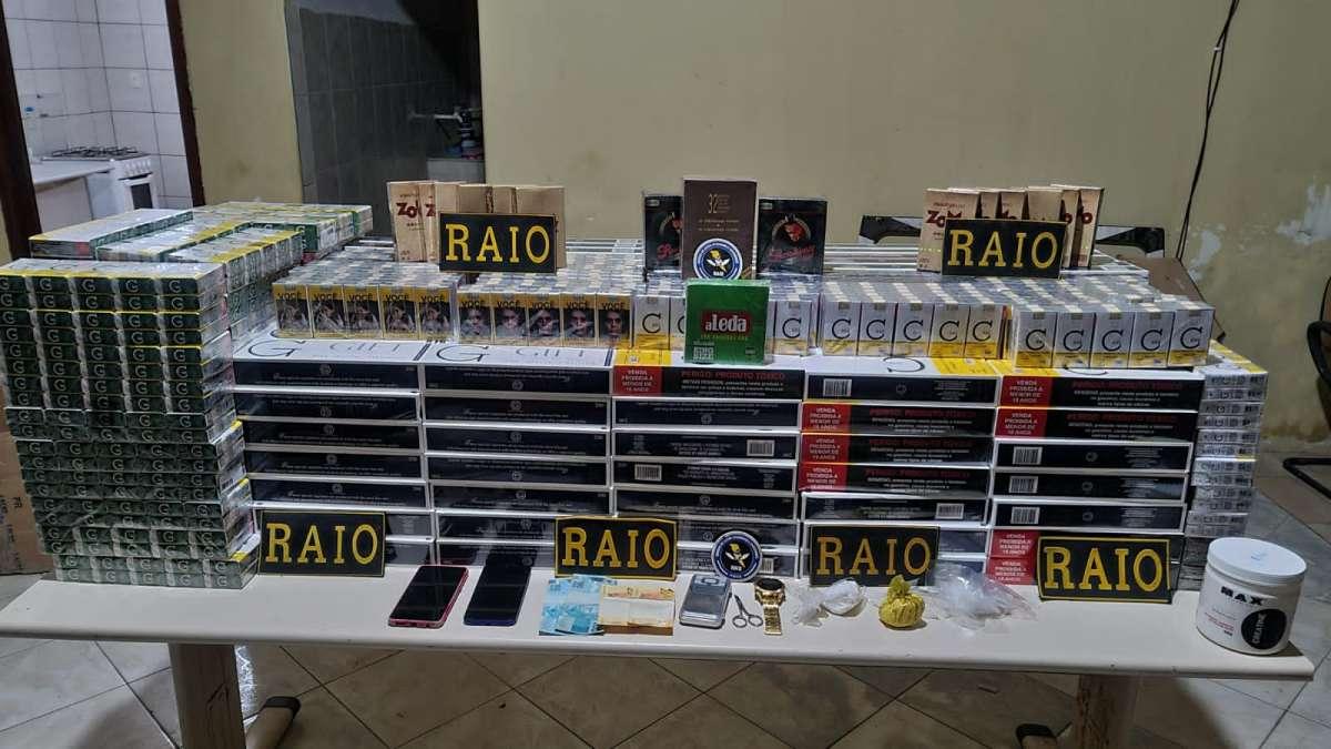 Carga de cigarros de procedência estrangeira