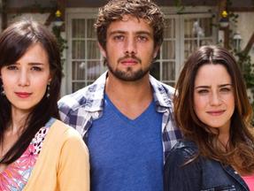 Manuela, Rodrigo e Ana, personagens de A Vida da Gente