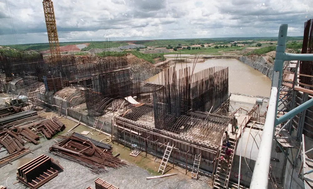 Construção do Castanhão