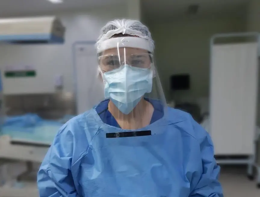 Mayna Moura, obstetra no Hospital César Cals.