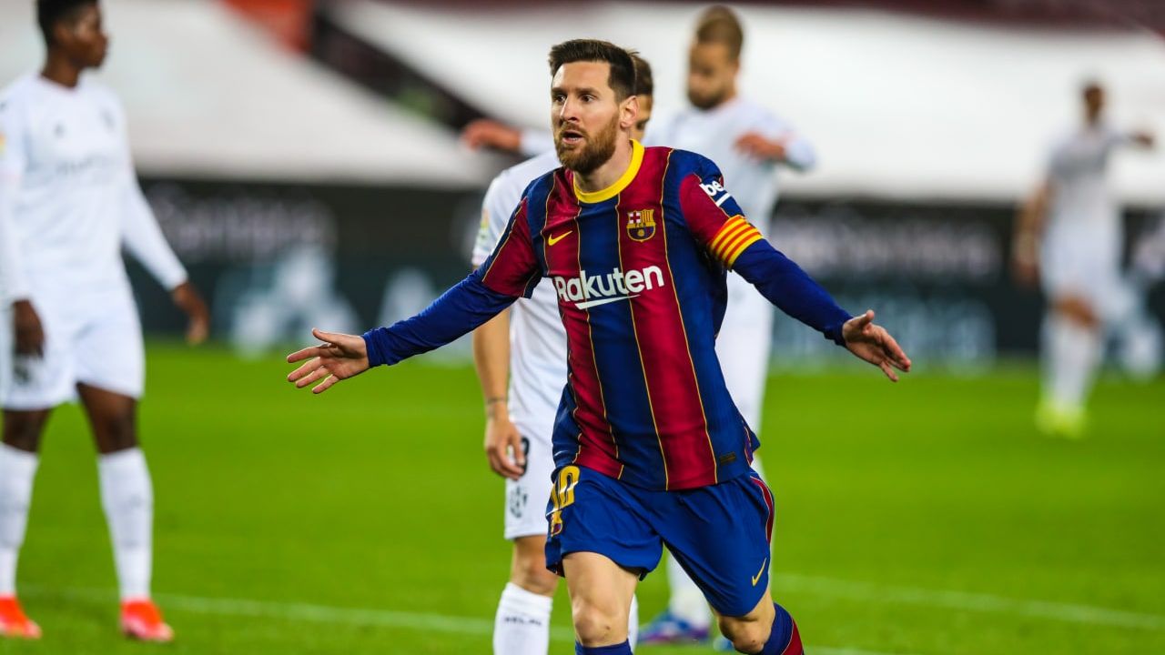 O atacante argentino Lionel Messi é o principal jogador do Barcelona