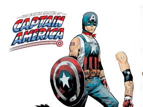 Imagem de personagem Capitão América divulgada por produtora