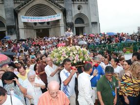Foto da procissão do Dia de São José, que será feriado em Fortaleza, mesmo com as normas de isolamento social.