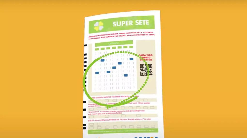 Resultado da Super Sete 0410 de hoje, sexta-feira, 23/06, vale prêmio de R$  450 mil, Loterias