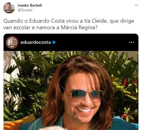 Usuários das redes sociais compararam o cantor a diversas outras pessoas. Foto: reprodução/Twitter