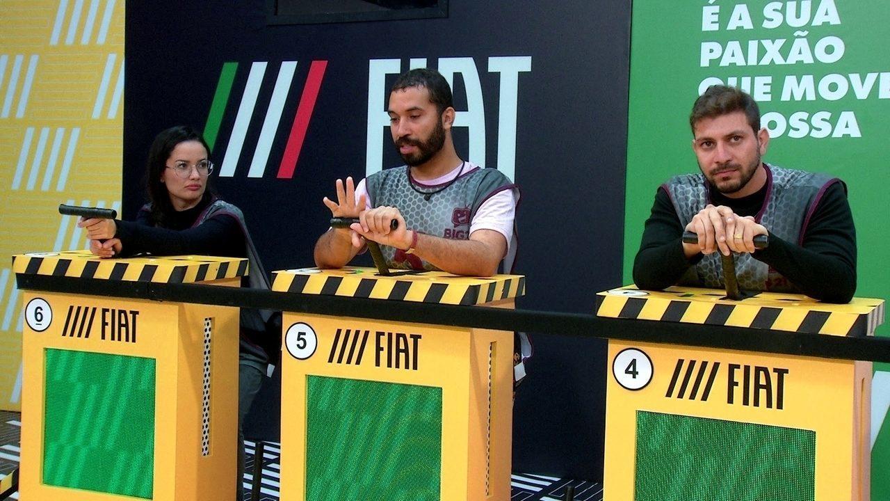 Gilberto e Sarah vencem prova do Líder