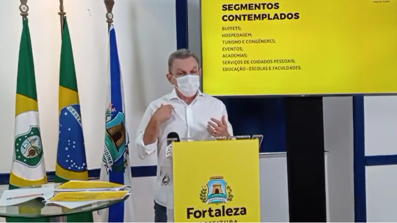 Sarto anuncia pacotes de ajuda para a economia de Fortaleza
