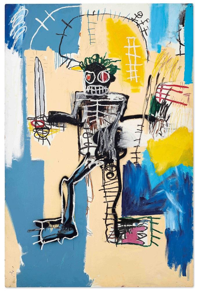 Pintura de Basquiat é leiloada em Hong Kong por R$ 229 milhões