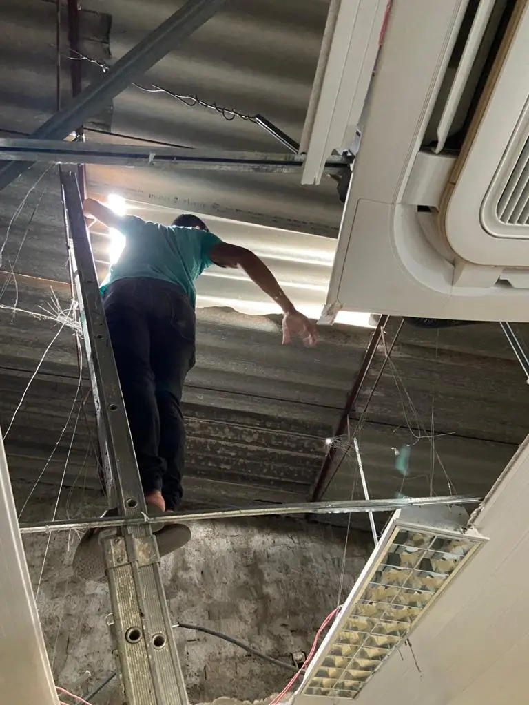 Teto de Câmara desaba no Ceará