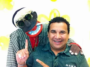 Ery Soares e o querido Tizil