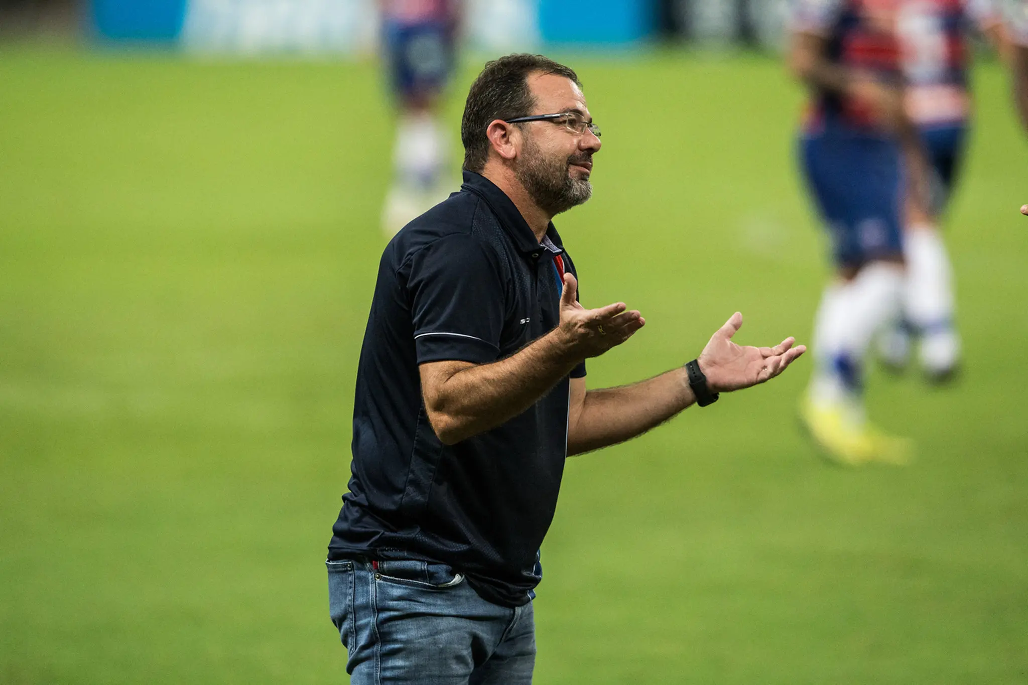 Foto: Enderson Moreira assumiu o Fortaleza na reta final do Brasileiro