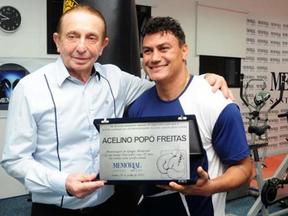 Pepe Altstut o boxeador Popó Freitas
