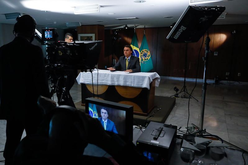 Bolsonaro defendeu a vacinação durante pronunciamento na última semana