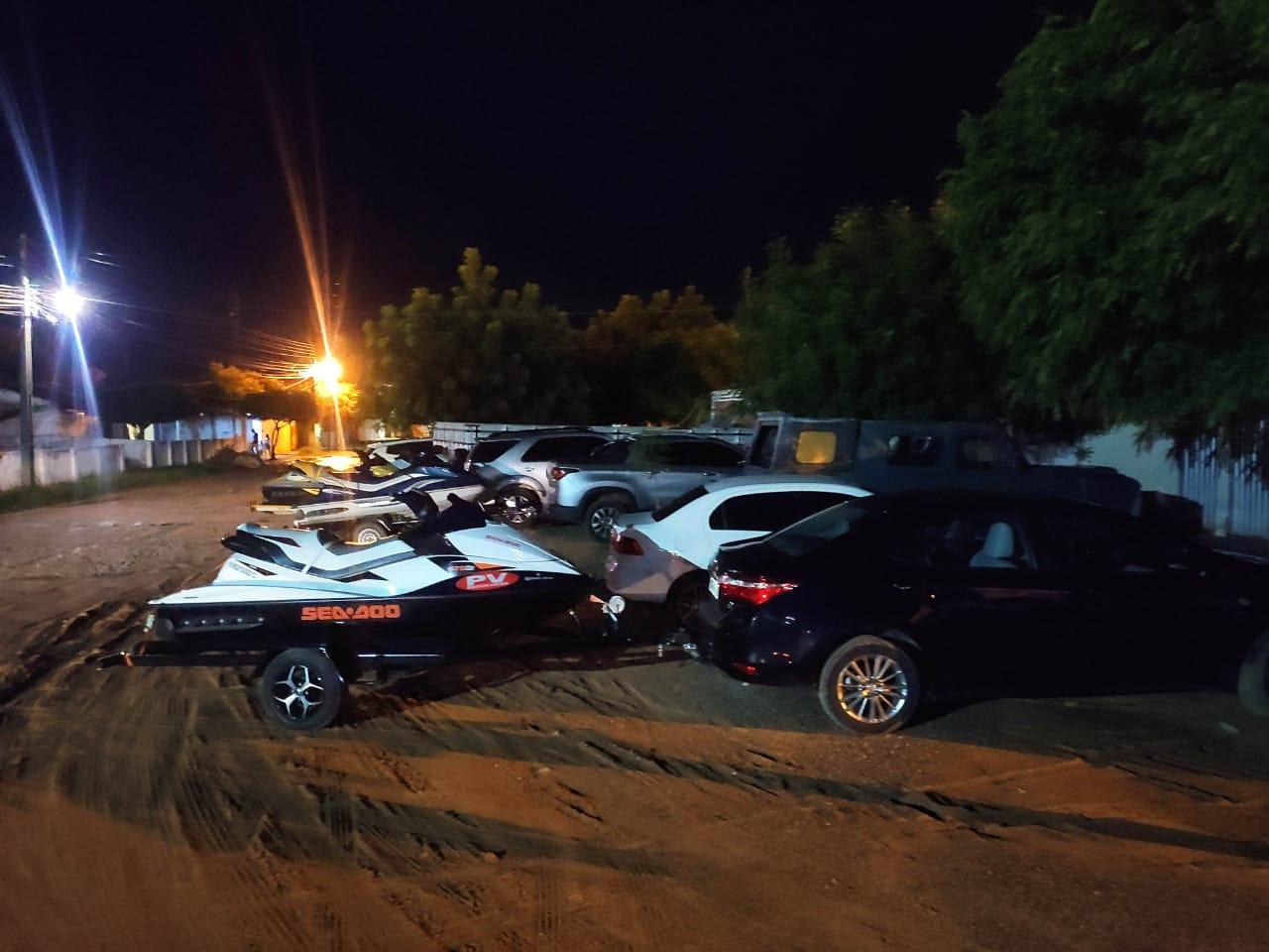 Jets skis apreendidos pela Polícia em Icó