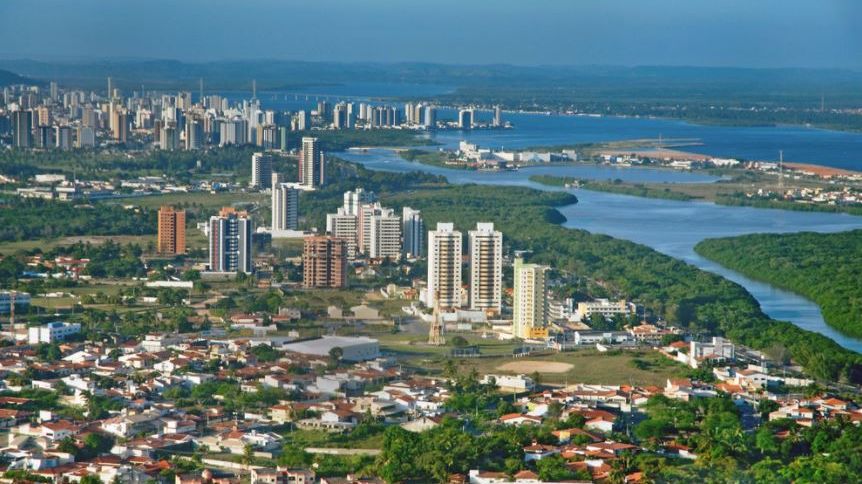 Vista aérea de Aracaju, Sergipe