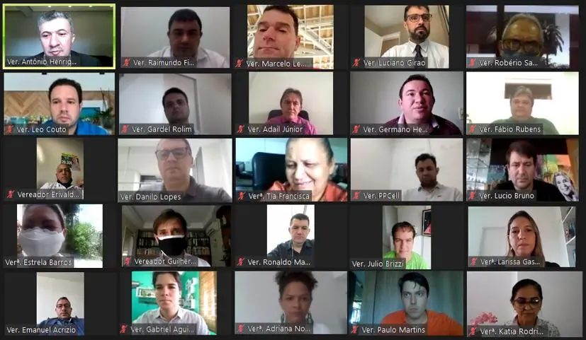 Sessão Virtual da Câmara Municipal de Fortaleza