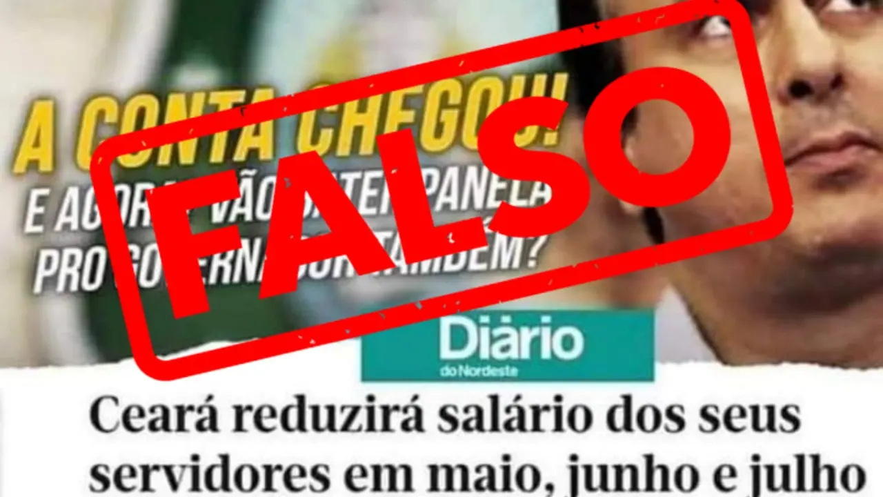 informação falsa