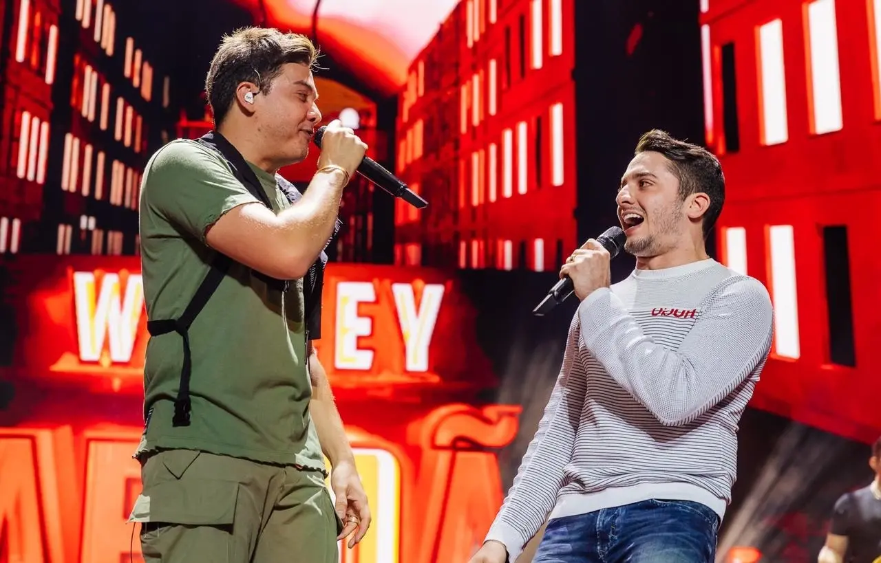 Cearenses Jonas Esticado e Wesley Safadão já gravaram feat