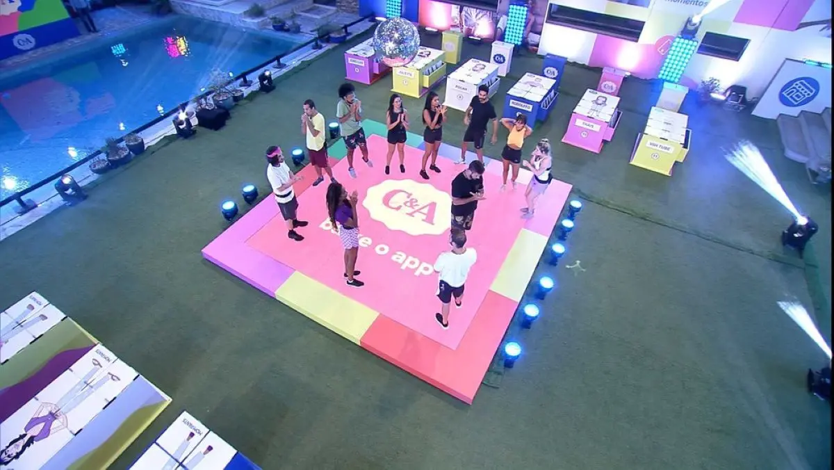 Brothers na pista de dança da prova do líder