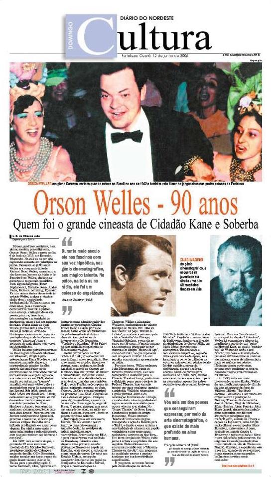 Artigo originalmente publicado no dia 06 de dezembro de 2005, no suplemento Cultura do Diário do Nordeste.