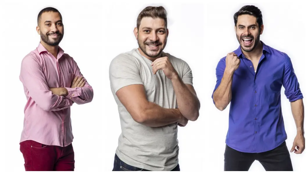 Gilberto, Caio e Rodolffo estão no paredão