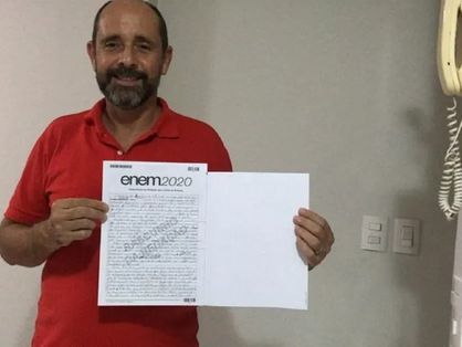Biólogo que viveu em situação de rua no Ceará tira 920 na redação do Enem