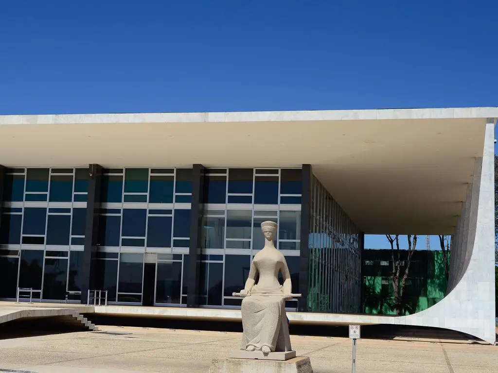 Fachada de prédio do STF