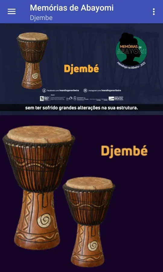 Aplicativo apresenta descrições e sons característicos de instrumentos musicais