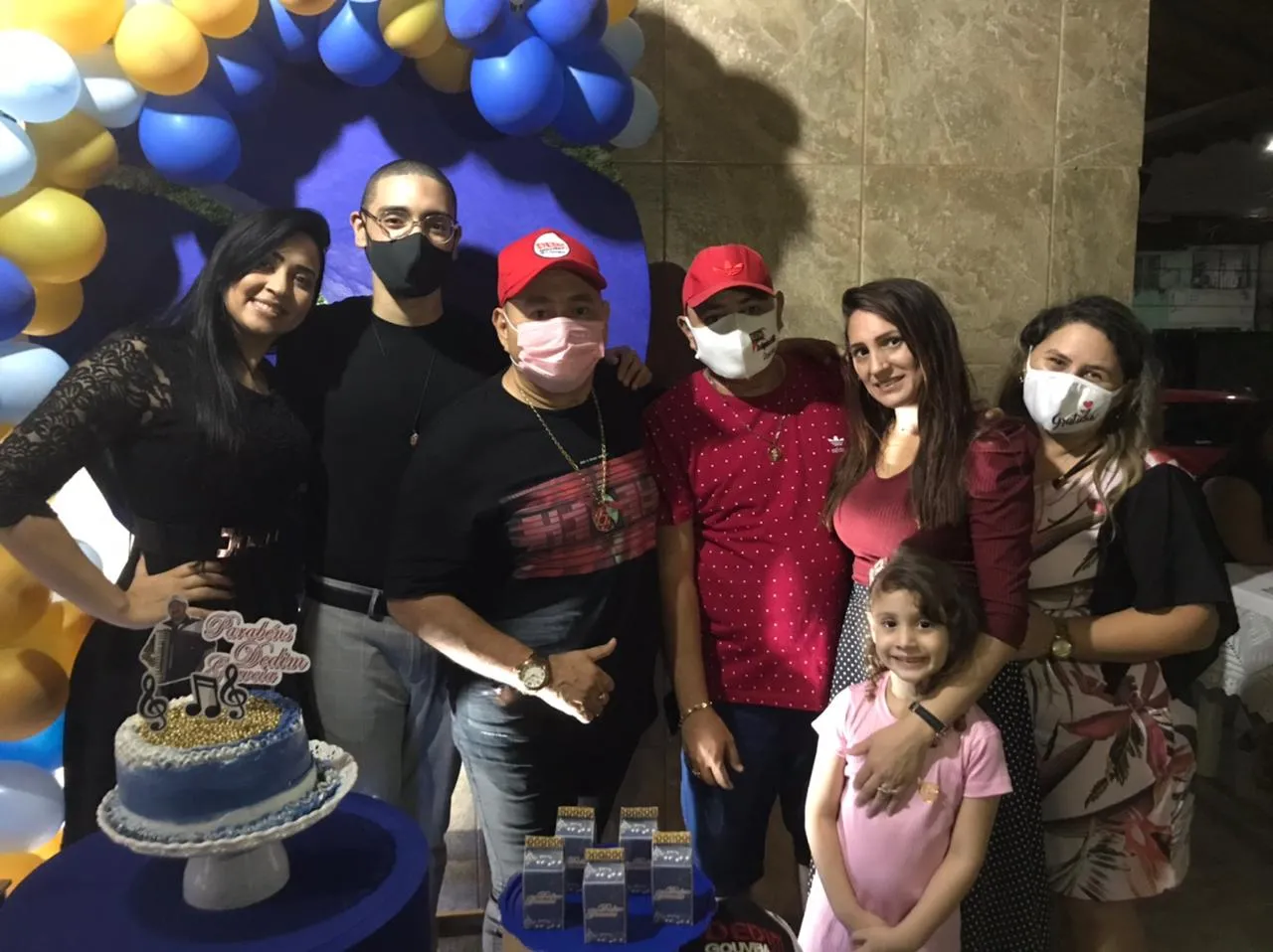 Natural de Redenção (CE), Dedim Gouveia comemorou 61 anos ao lado da família no dia 1º de março de 2021