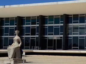 Fachada do prédio do STF, em Brasília