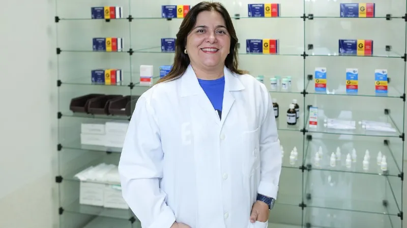 Arlandia Nobre, coordenadora do curso de Farmácia da Unifor