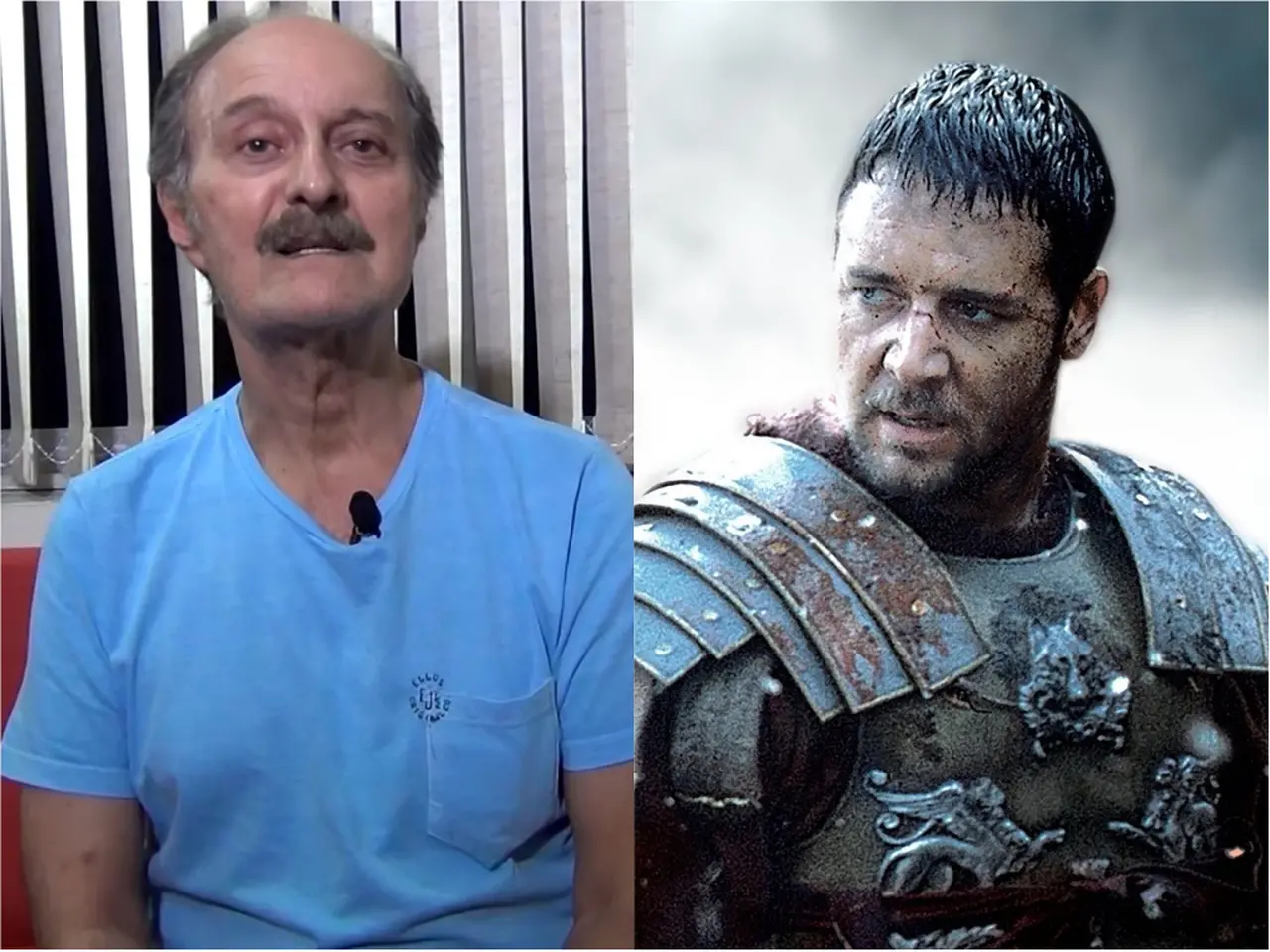 De voz marcante, Dário da Costa dublou nomes como Russell Crowe no filme 