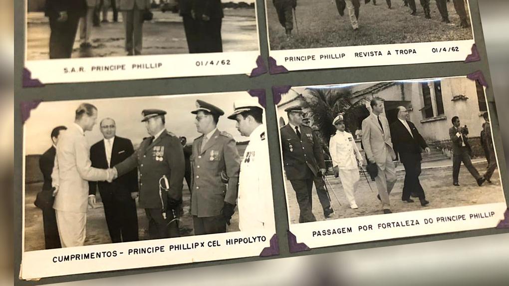 Em fotos, príncipe Philip revista tropa e conhece instalações da Base Aérea de Fortaleza