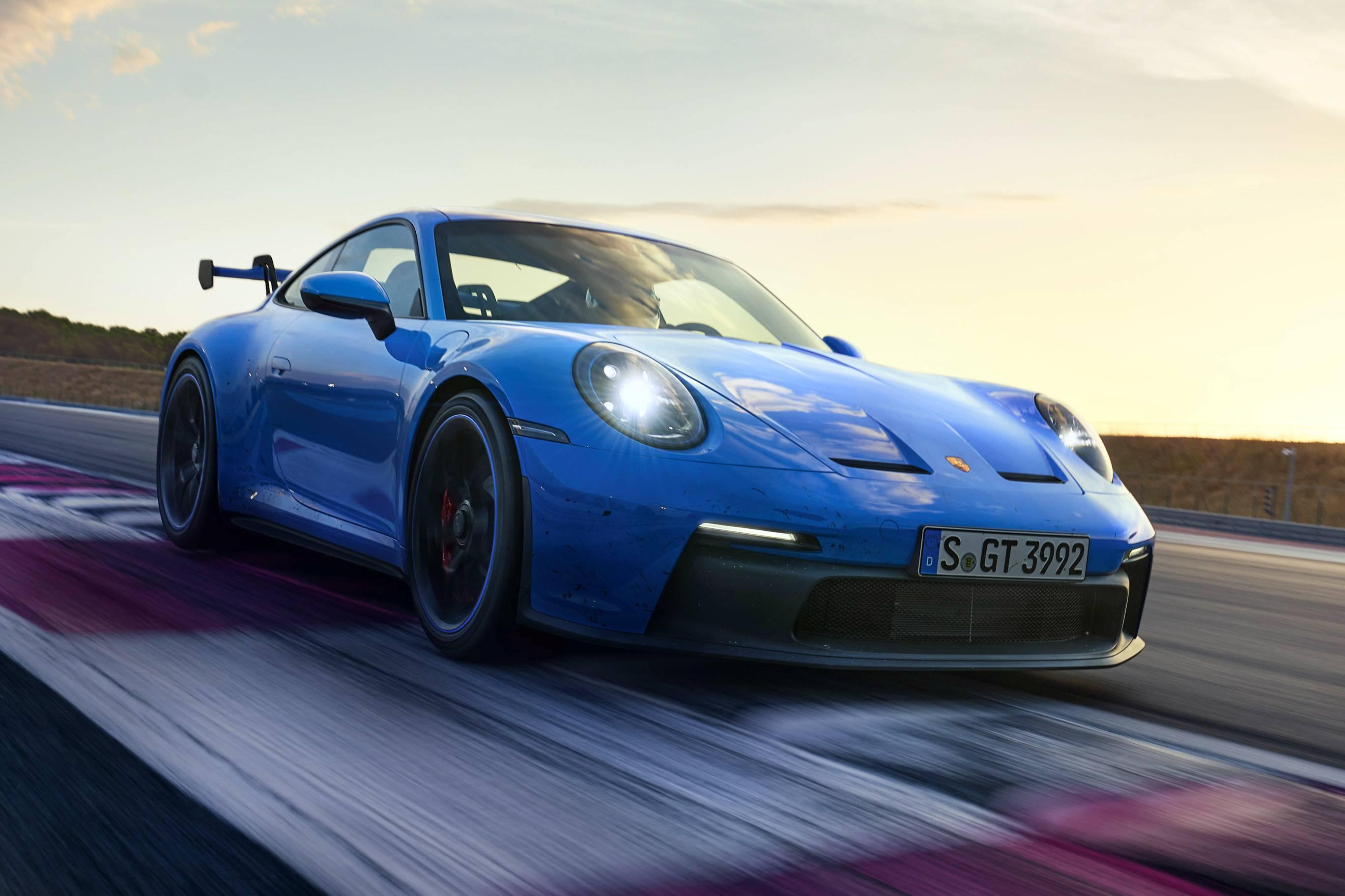 Porsche azul