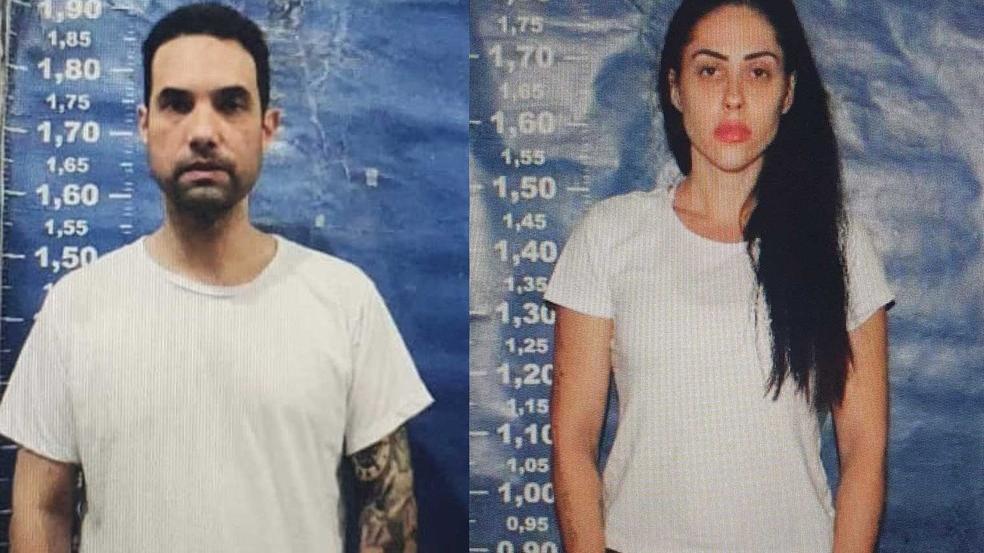 Dr. Jairinho e Monique Medeiros em fotos após prisão