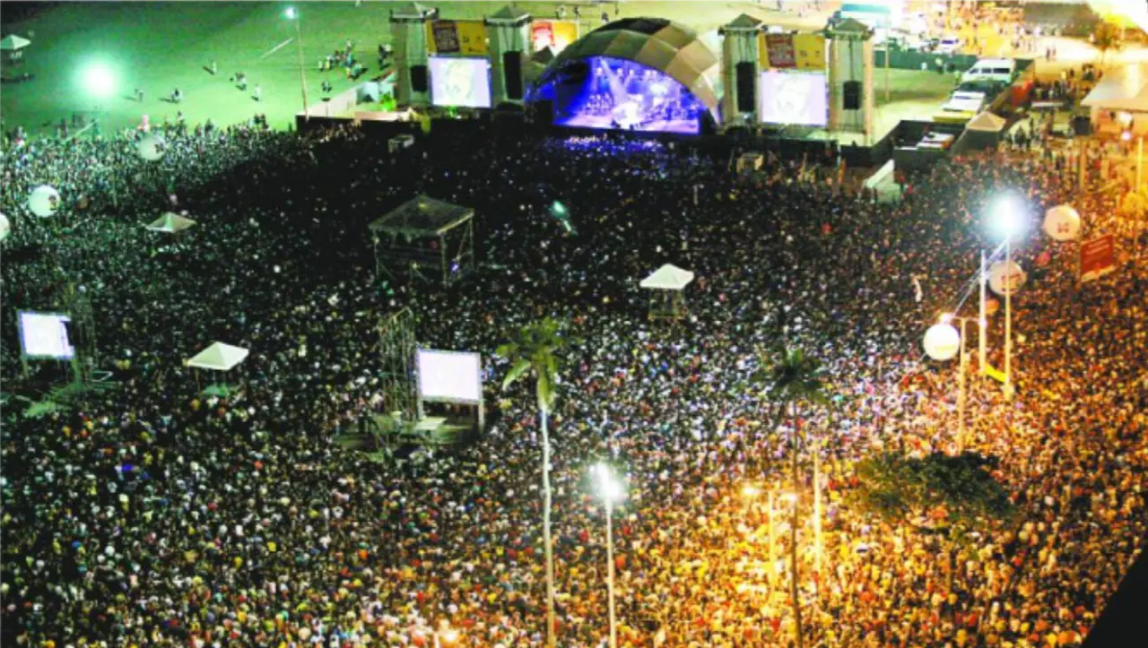 Lotação no aniversário de Fortaleza