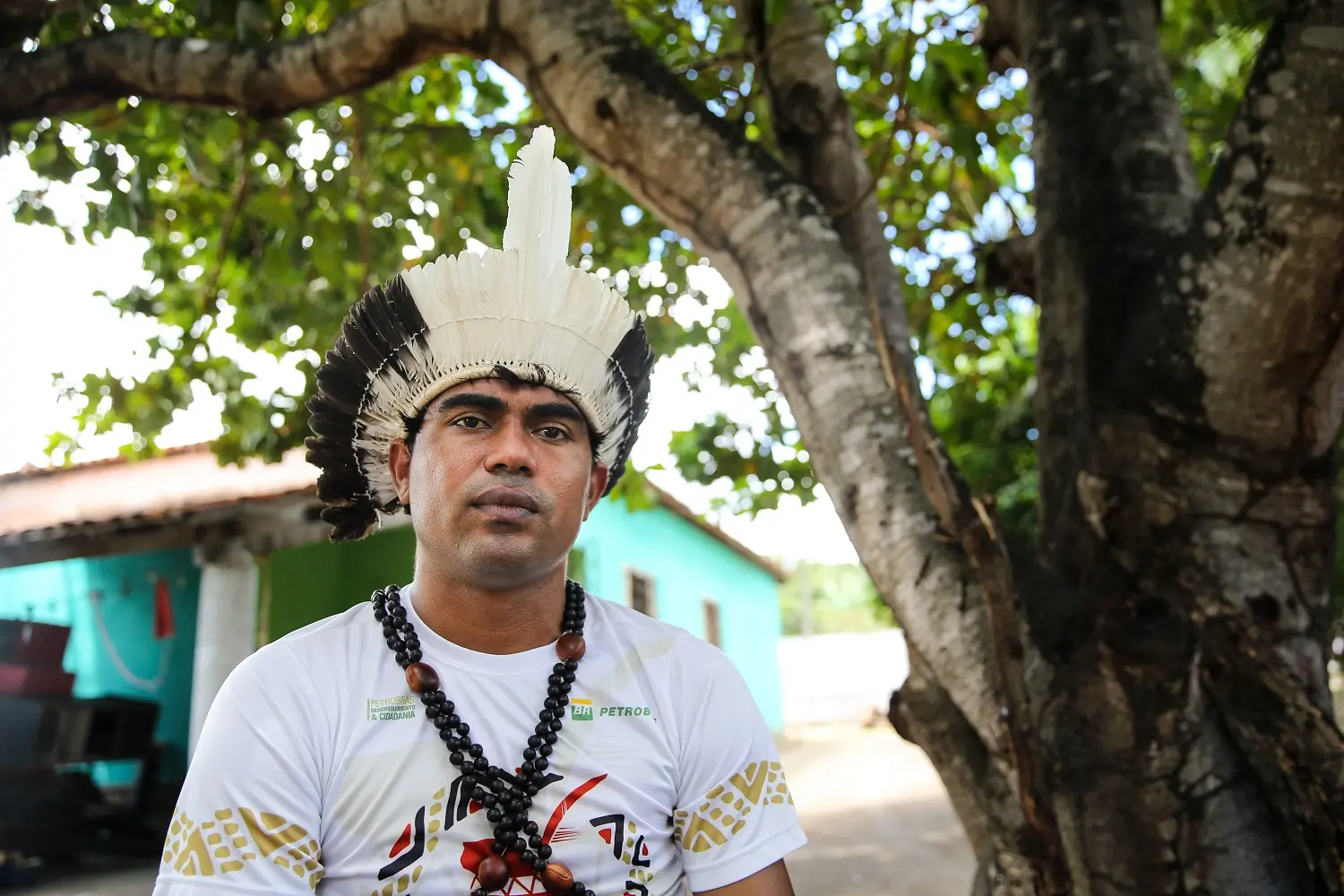 Weibe Tapeba, da etnia Tapeba, em Caucaia Ceará
