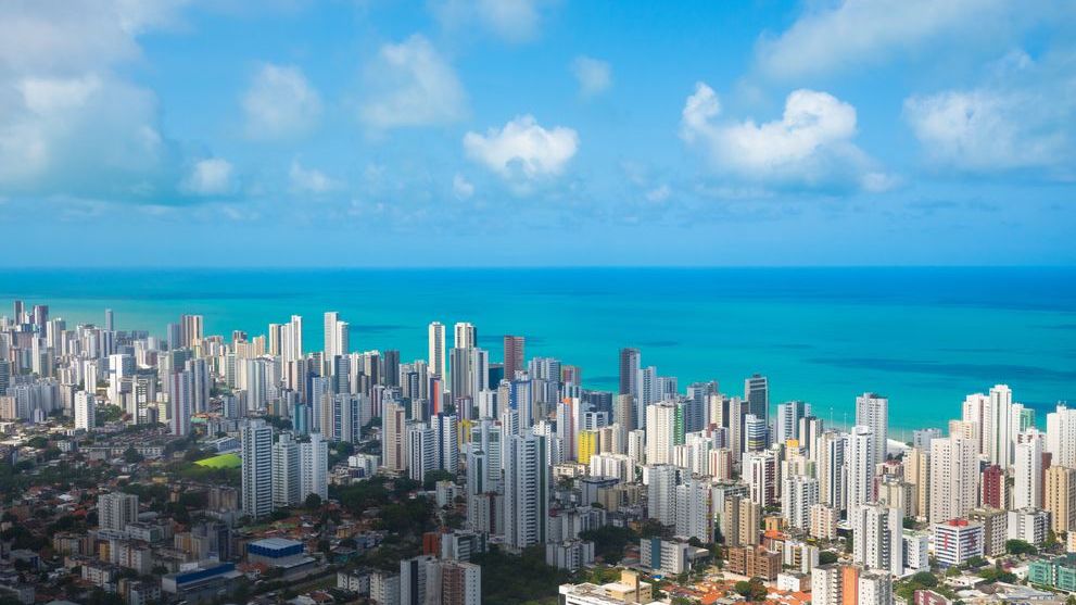 Vista de Recife, capital de Pernambuco