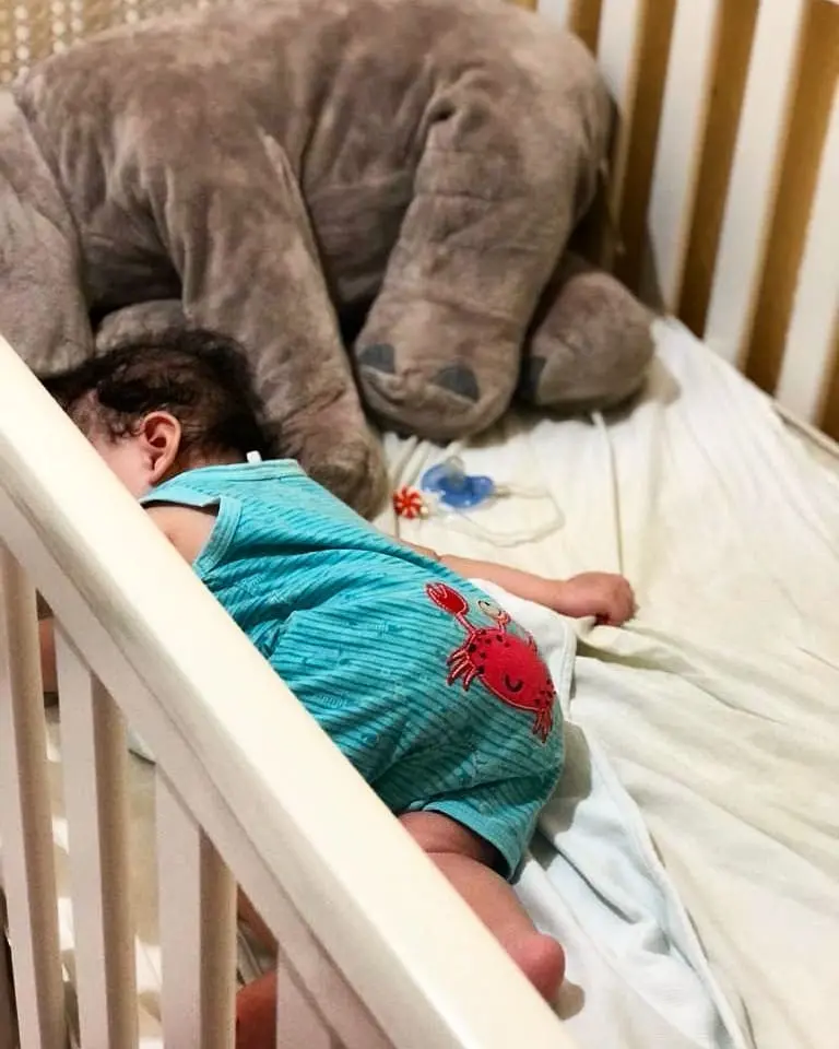 Bebê no Lar Batista de Crianças, no Ceará