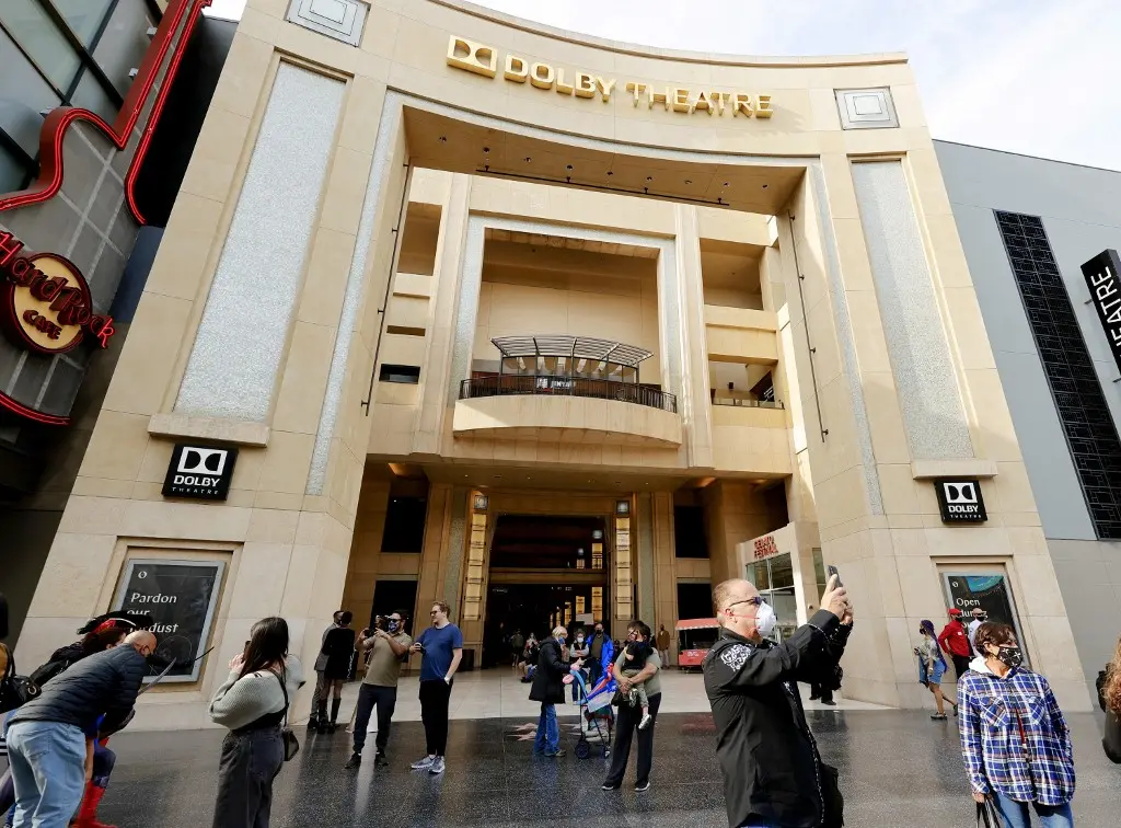 O Dolby Theatre em foto do Oscar 2021