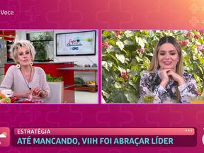 Na entrevista à Ana Maria Braga, Viih sugeriu chamar a apresentadora de tia e falou sobre os banhos no BBB21.