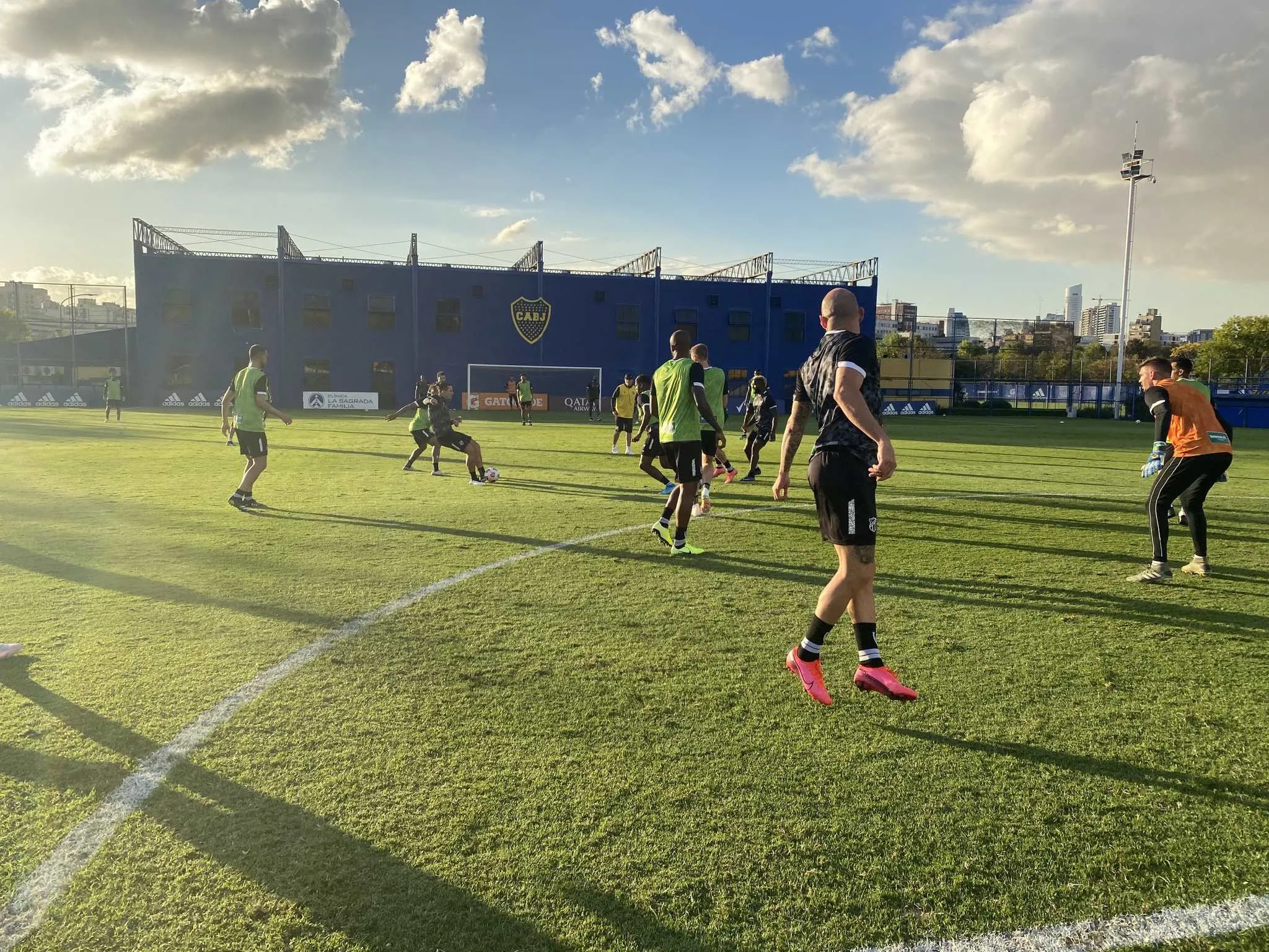 Ceará treinou na Casa Amarilla, CT do Boca Juniors, em 2020