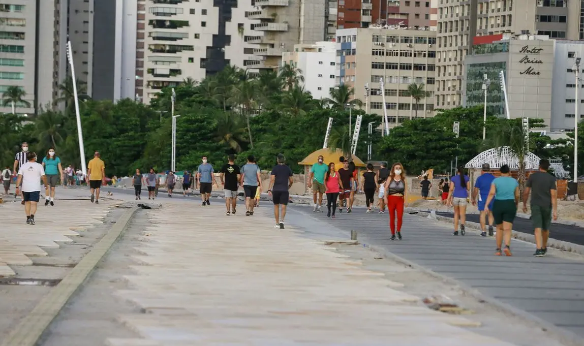 Beira Mar Fortaleza na pandemia