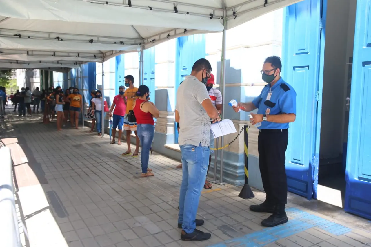 agência da Caixa no Centro