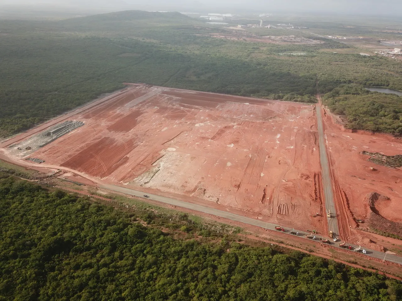 Obras do setor II da ZPE do Ceará estão 90% concluídas. A previsão é que as intervenções sejam finalizadas até o meio do ano