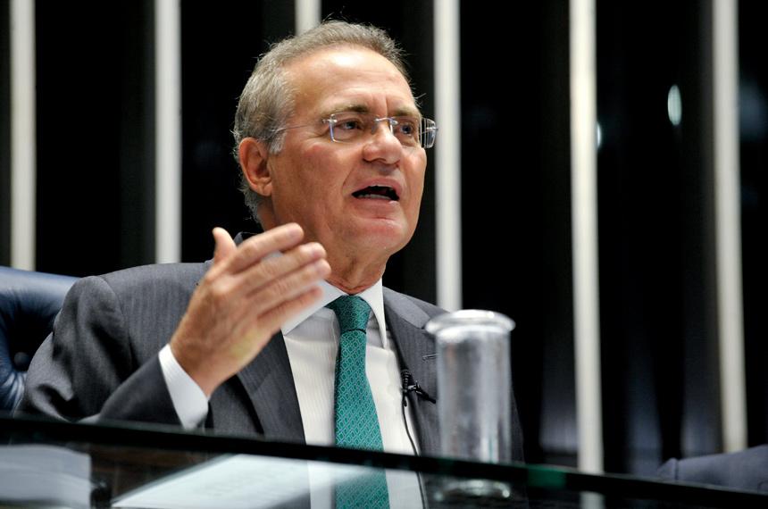 foto do senador renan calheiros