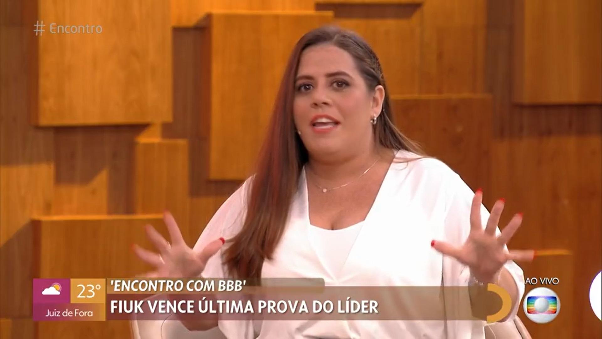Jornalista falou sobre revisão de prova durante 'Encontro com Fátima Bernardes'