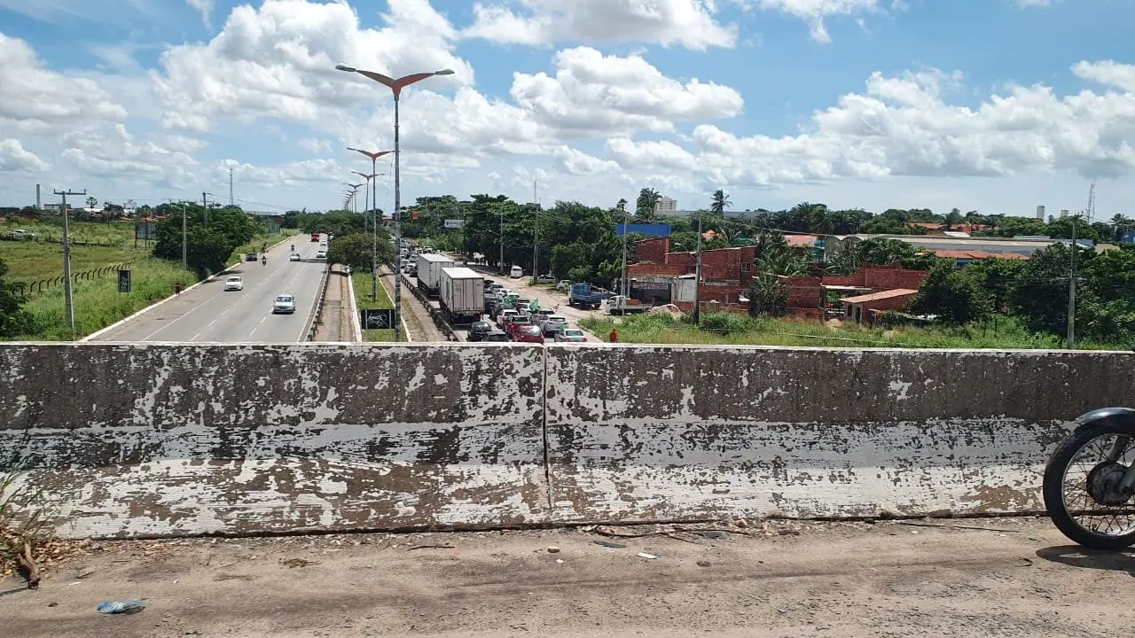 Carreata na BR-116 em apoio ao presidente Jair Bolsonaro